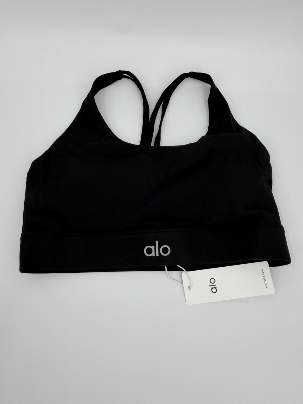 ALO Yoga Black Skater Athletic Skort with Matching Sports Bra - Picture 3 of 9